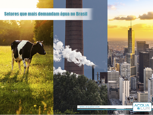 setores que mais consomem agua